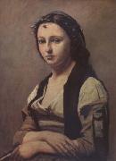 Jean Baptiste Camille  Corot La femme a la perle (mk11) oil painting picture wholesale